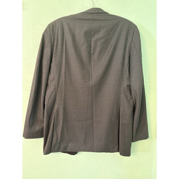 Perry Ellis Evening Super 100s Grey 42L 2 Button Dinner Coat - Picture 4 of 4